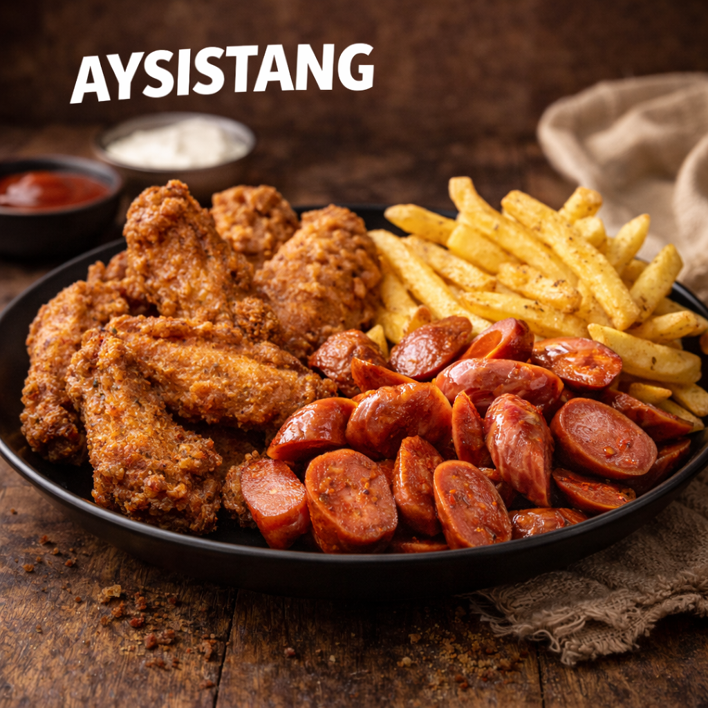 Aysistang ayam sosis kentang