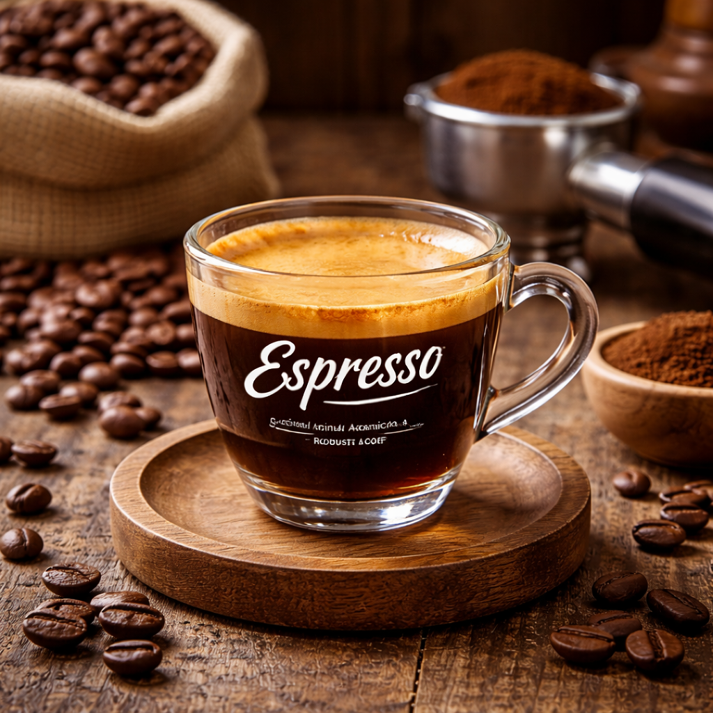 Espresso original arabica robusta coffee